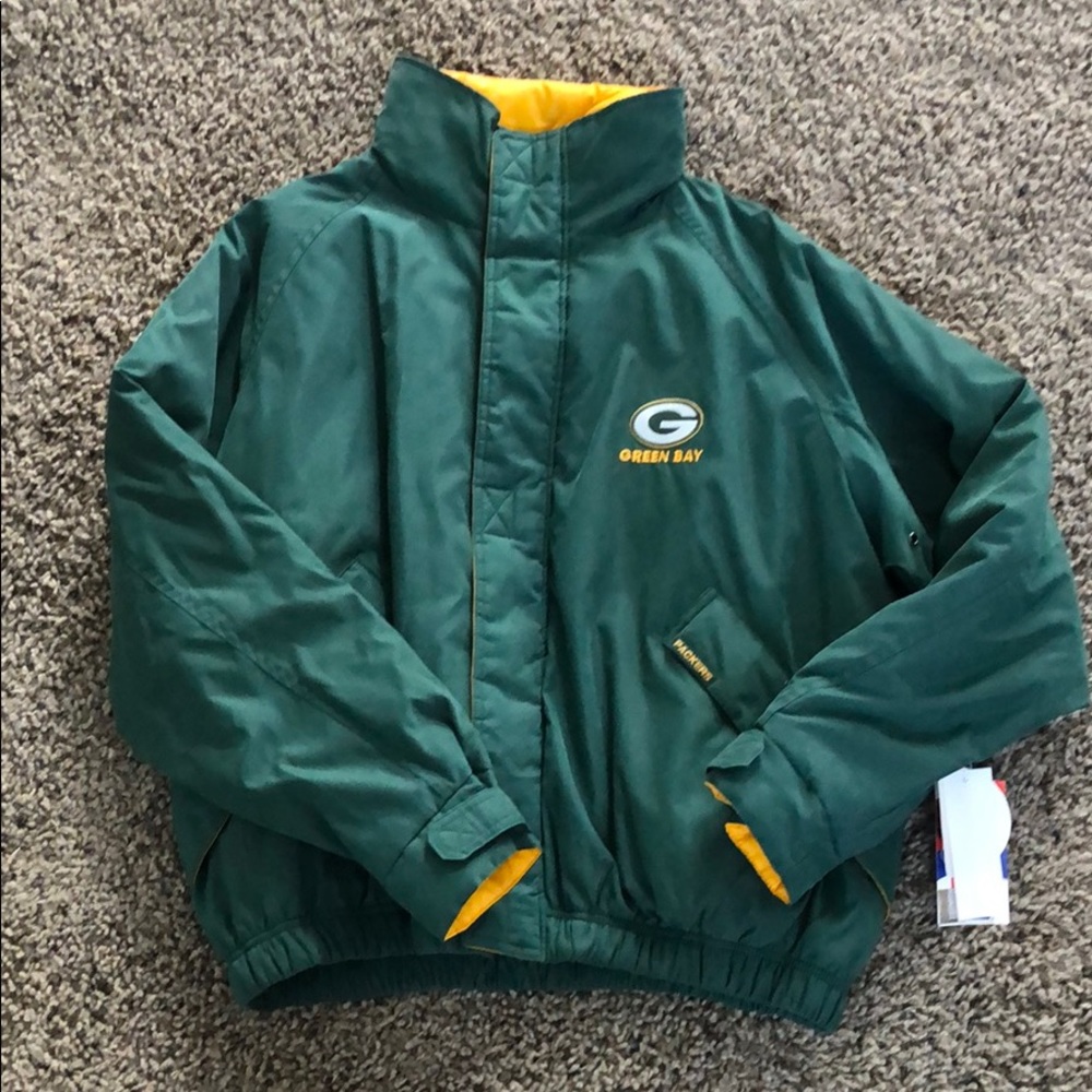 Worn Once XL Green Bay Packers Micro Fiber Jacket
